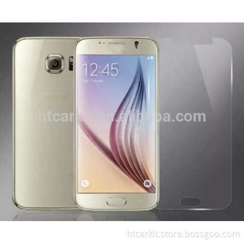 free sample screen protector for samsung galaxy s6 tempered glass 0.33mm 9H 2.5D curved edge
